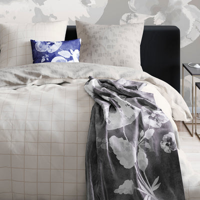 Plaid en fleece - 120 x 150 cm - Pansy Gris foncé