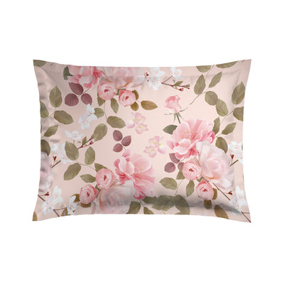 Pillowcase(s) cotton satin - Cerisier des Collines Pink
