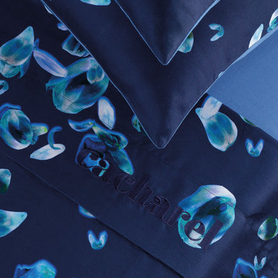 Sheet set cotton satin - Aurore Blue