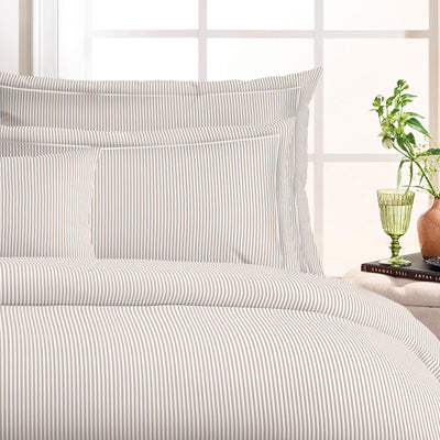 Taie(s) d'oreiller satin de coton - Saclay Taupe