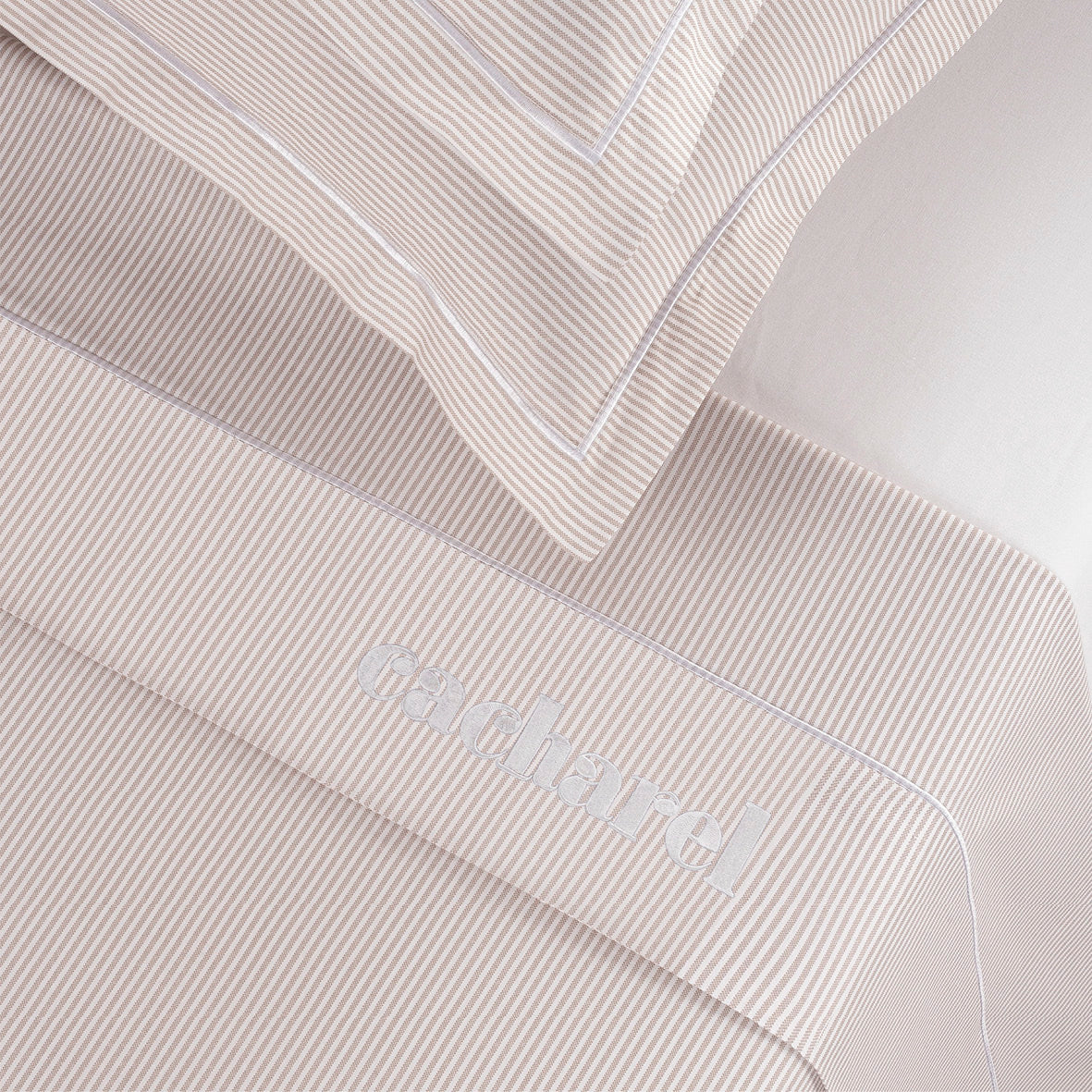 Sheet set cotton percal - Saclay Taupe