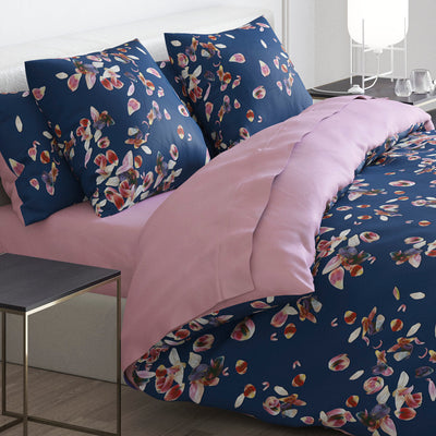 Duvet cover cotton satin - Aurore Pink