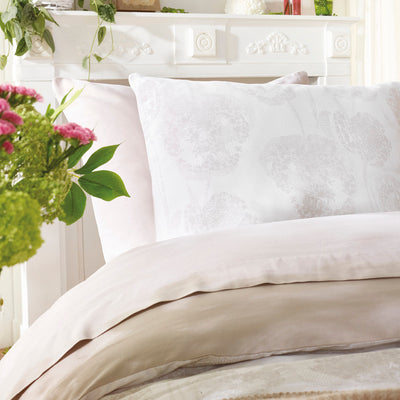 Duvet cover cotton satin - Lace Taupe