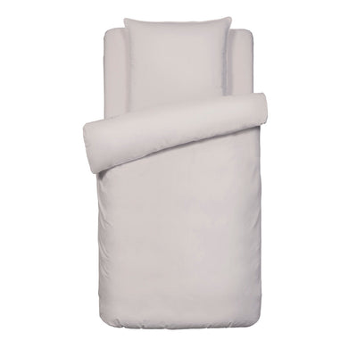 Duvet cover(s) + pillowcase(s) cotton satin - Uni Taupe 155 x 220 cm + 80 x 80 cm